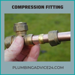  copper pipe compression fitting