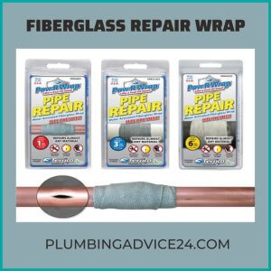 copper pipe fiberglass repair tape