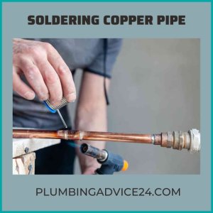 soldering copper pipe 