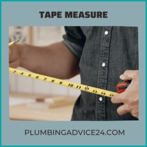 Plumbing tools tape measure 