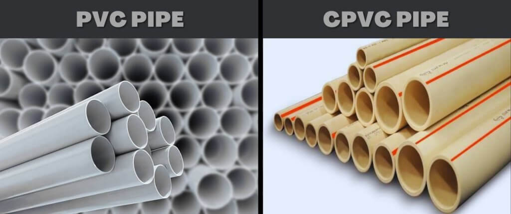 difference between pvc and cpvc pipe