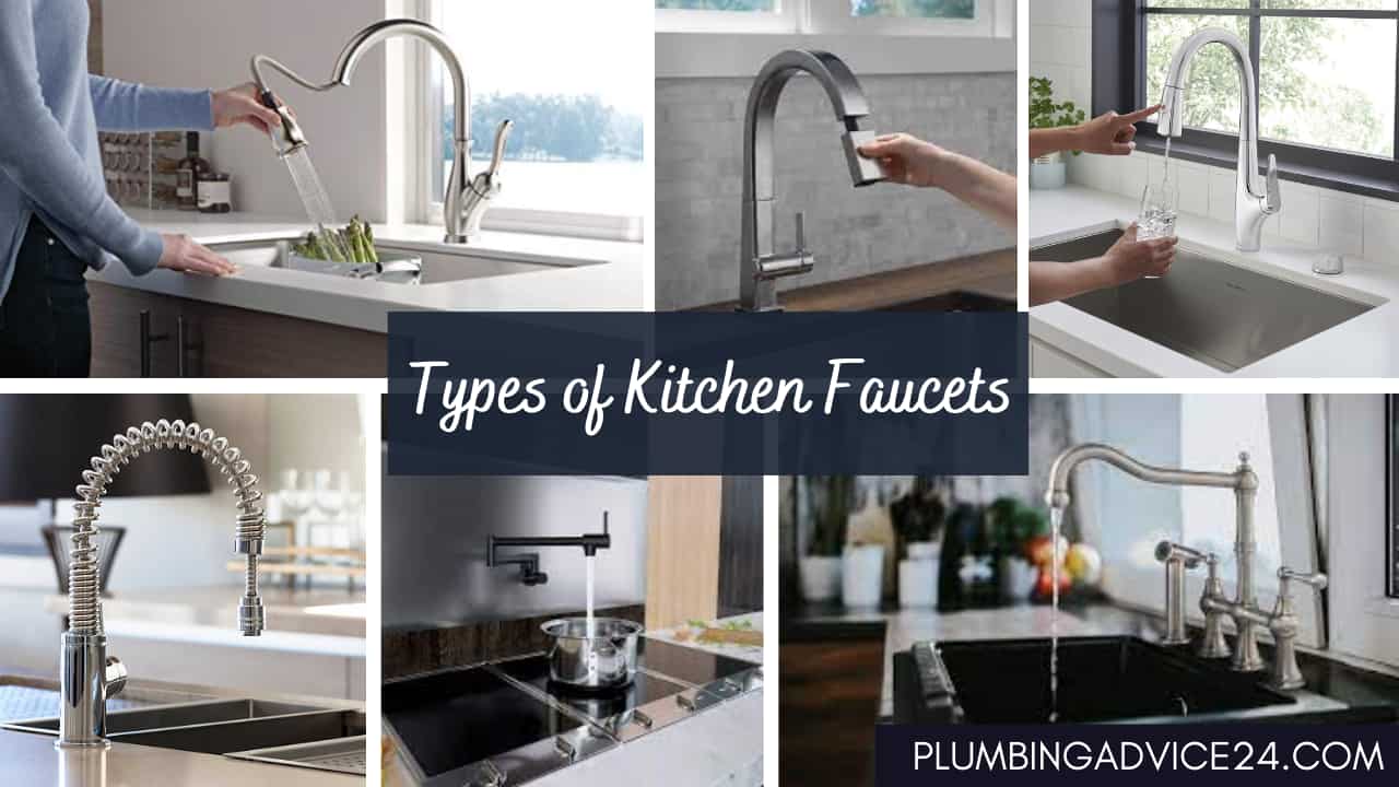 Types of kitchen faucets