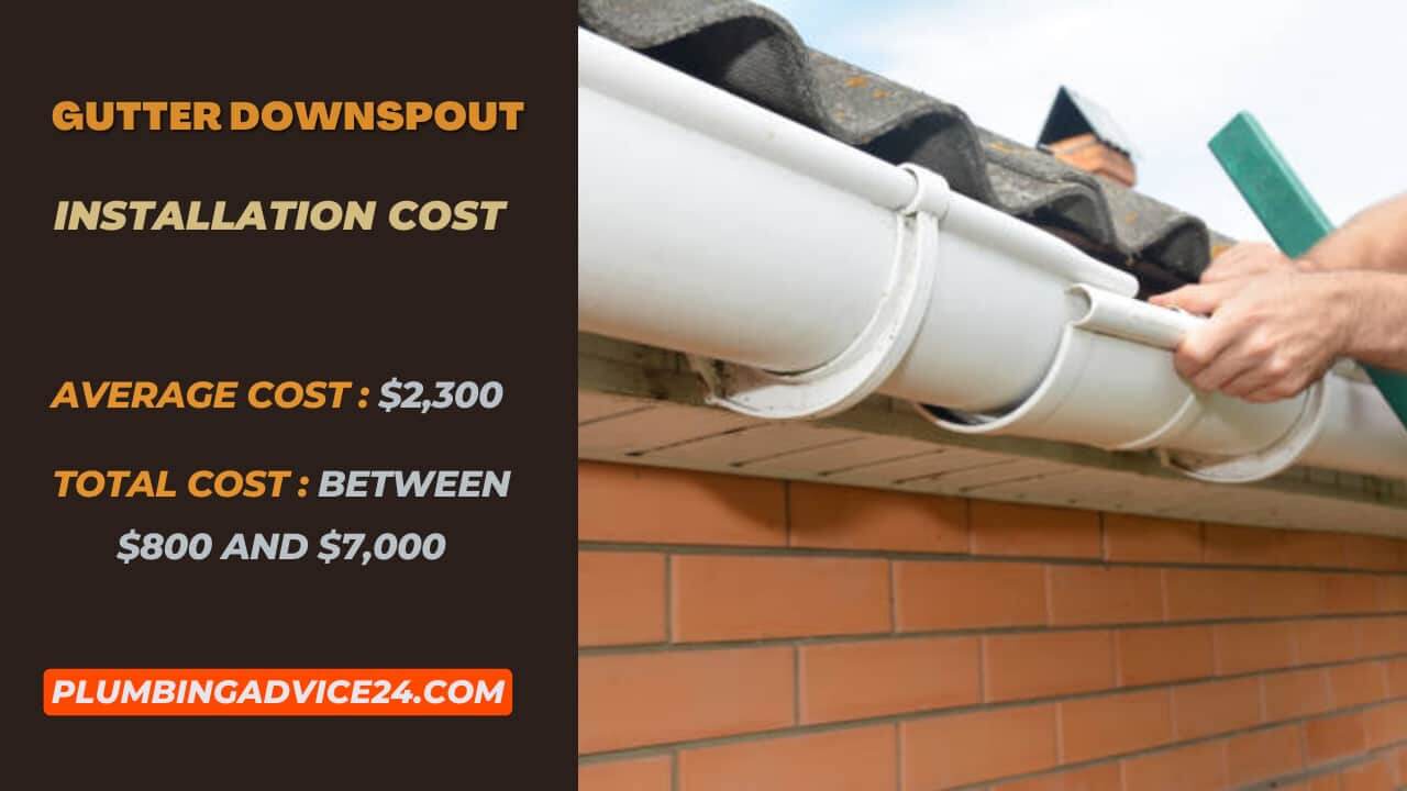 Gutter and Downspout Installation Cost