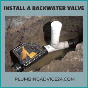 Install a Backwater Valve