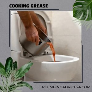 Cooking Grease in Toilet