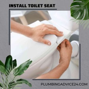 Install new toilet seat