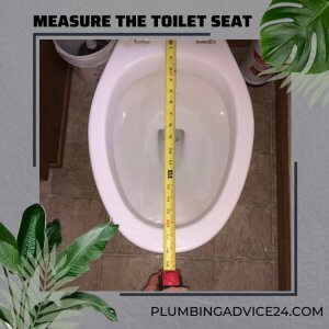 Measure the Toilet Seat