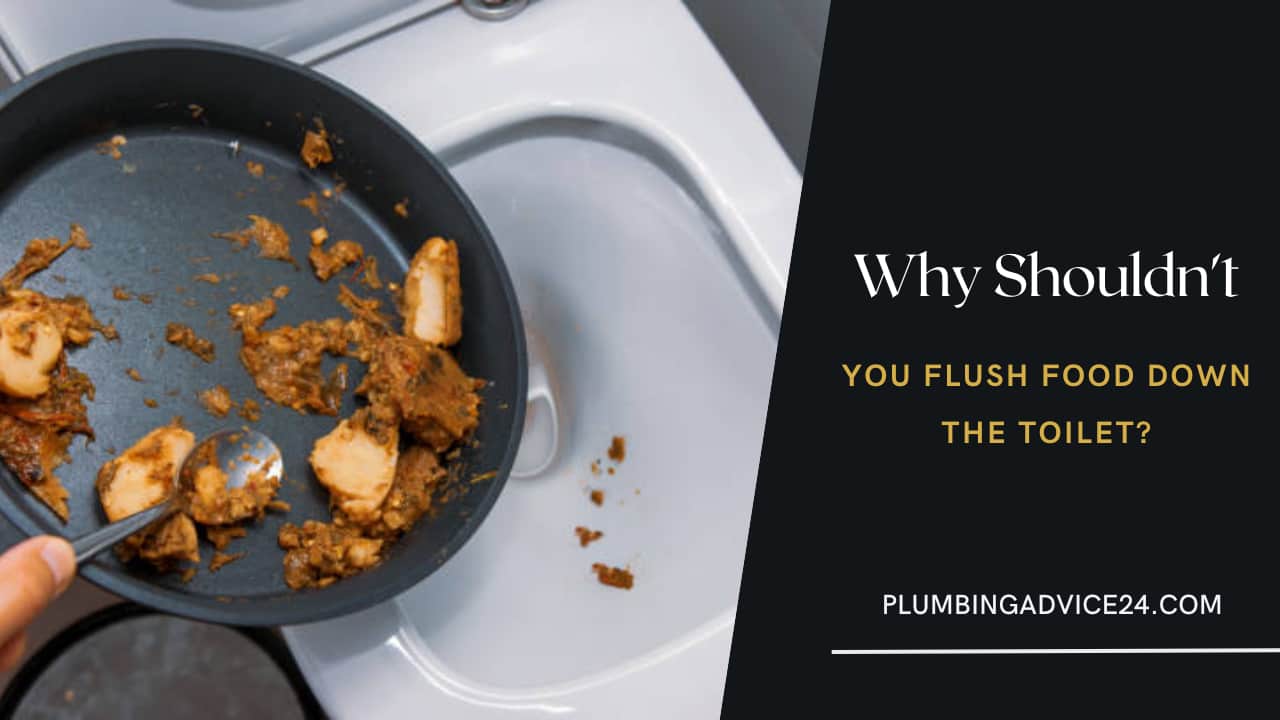 Why Shouldn't You Flush Food Down the Toilet