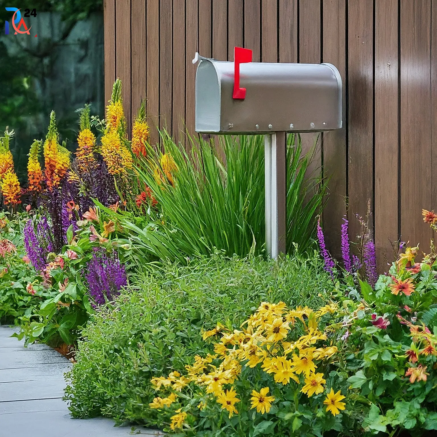 mailbox flower bed ideas (407)