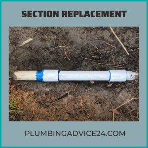 PVC pipe section replacement