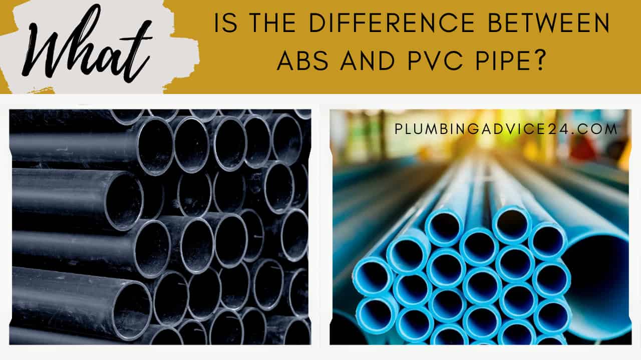 what is difference between abs and pvc pipe