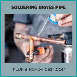 soldering brass pipes