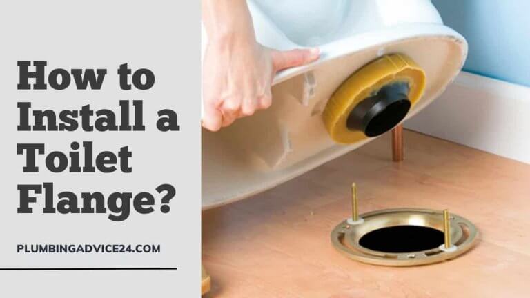 How to Install a Toilet Flange?
