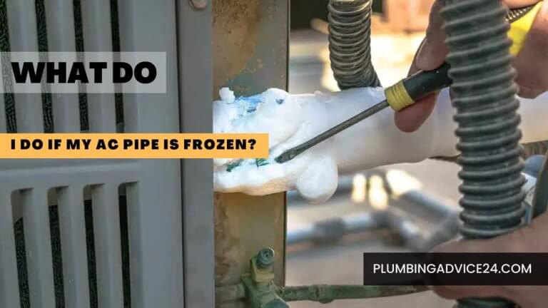 What Do I Do If My AC Pipe Is Frozen?