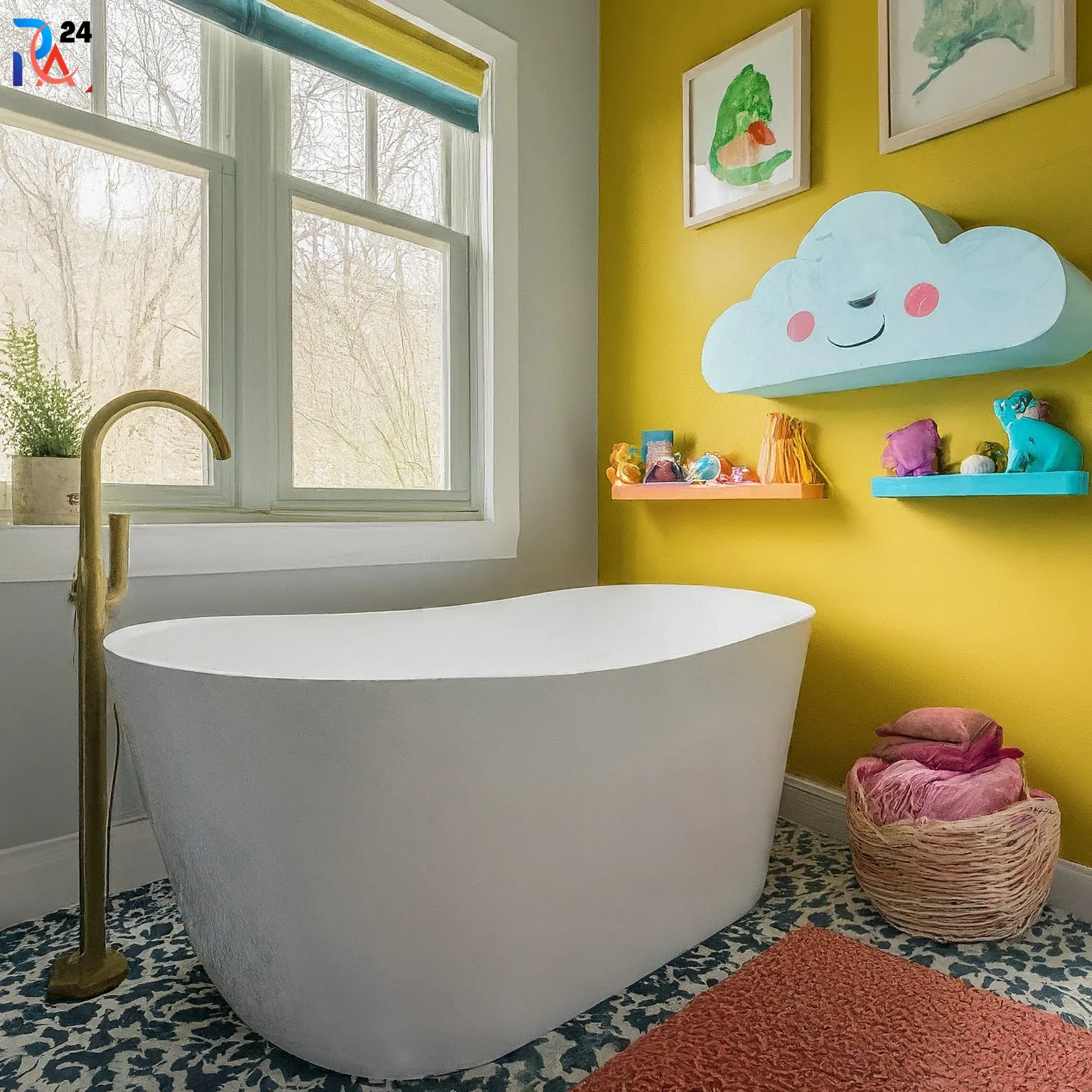 Colorful Kids Bathroom Ideas41