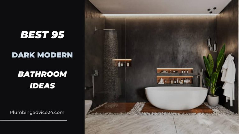 95 Dark Modern Bathroom Ideas for a Sophisticated Home