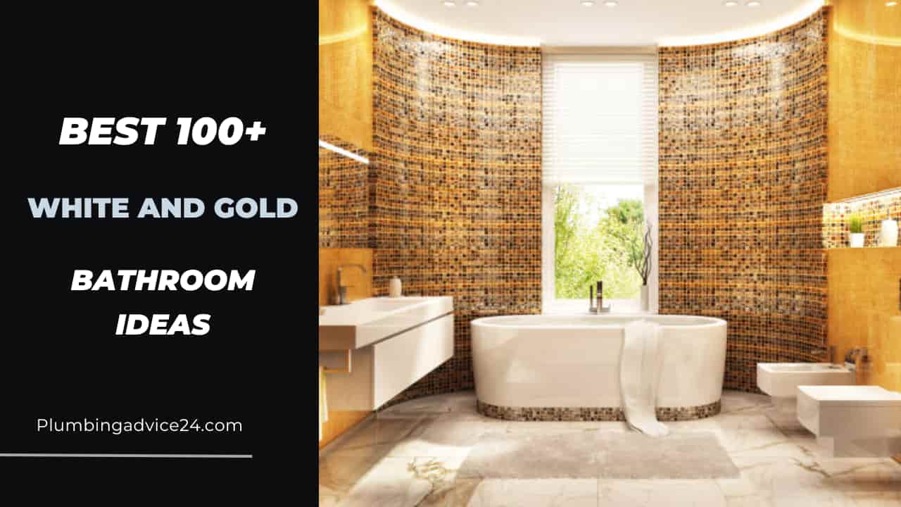 White and Gold Bathroom Ideas