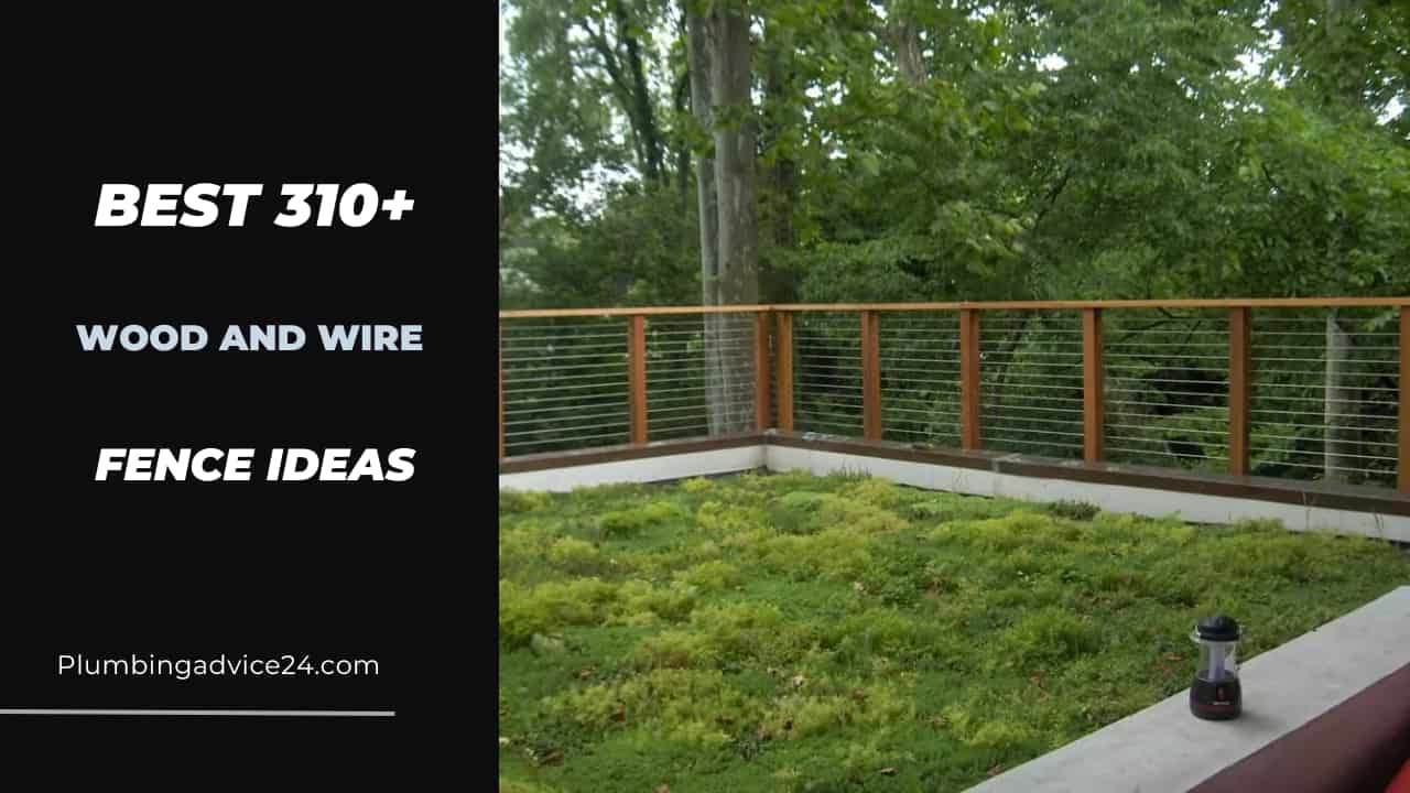 Wood and Wire Fence Ideas