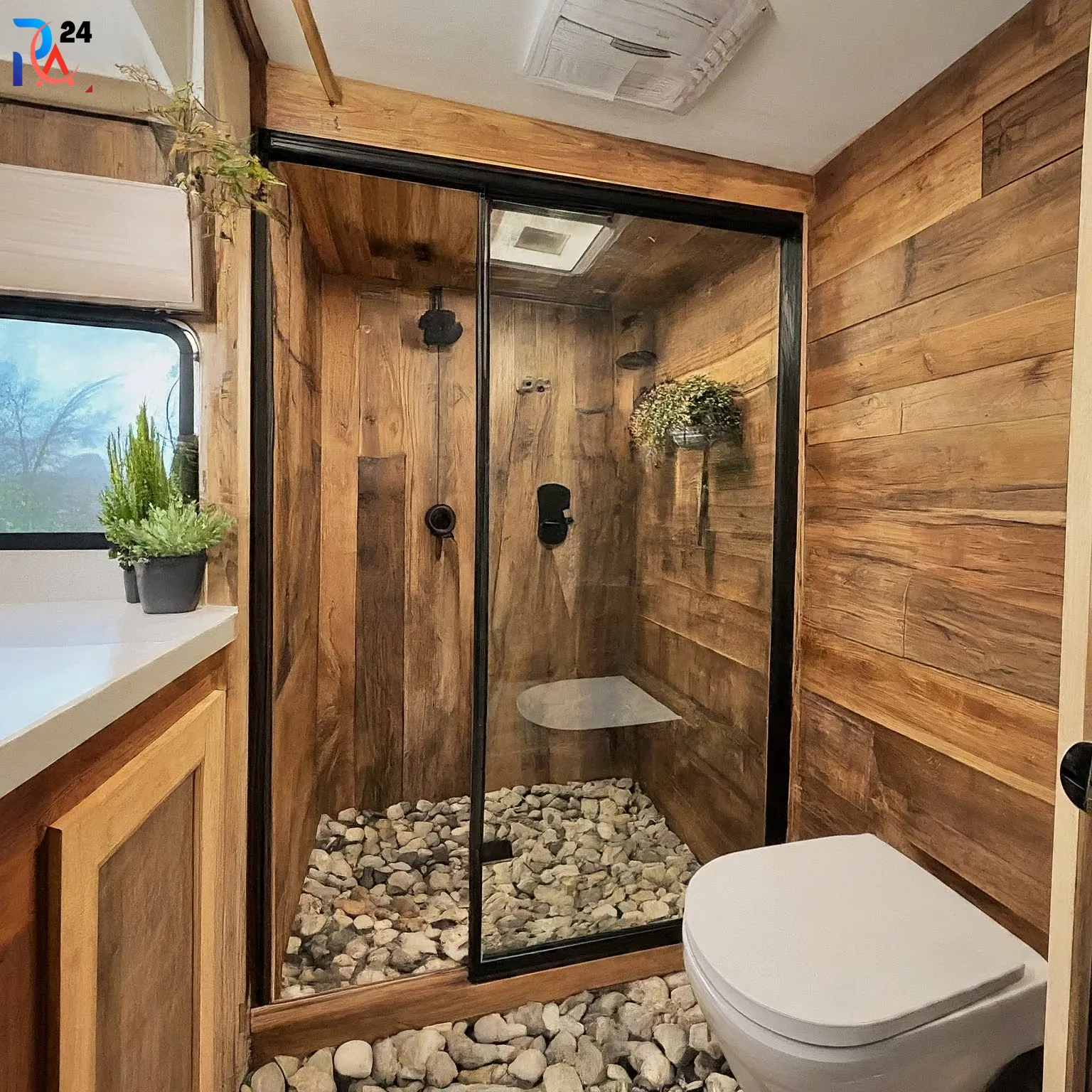 camper bathroom ideas71