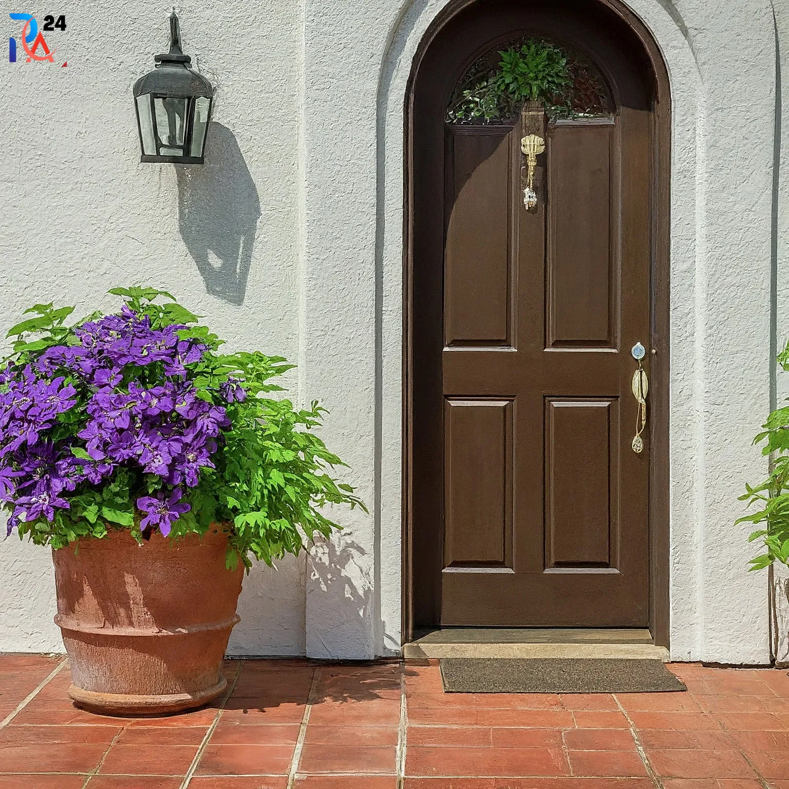 front door flower pot ideas231