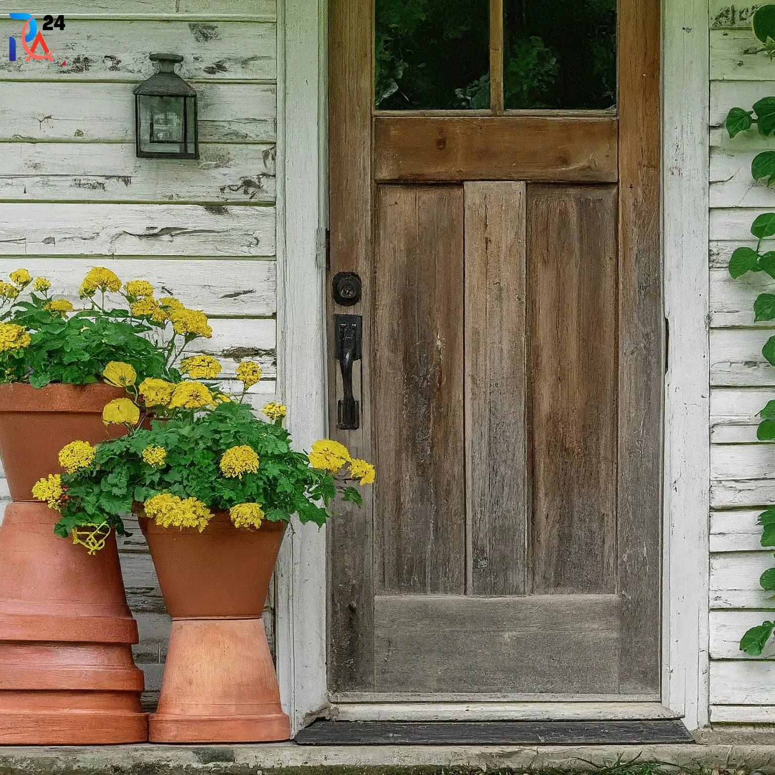 front door flower pot ideas351