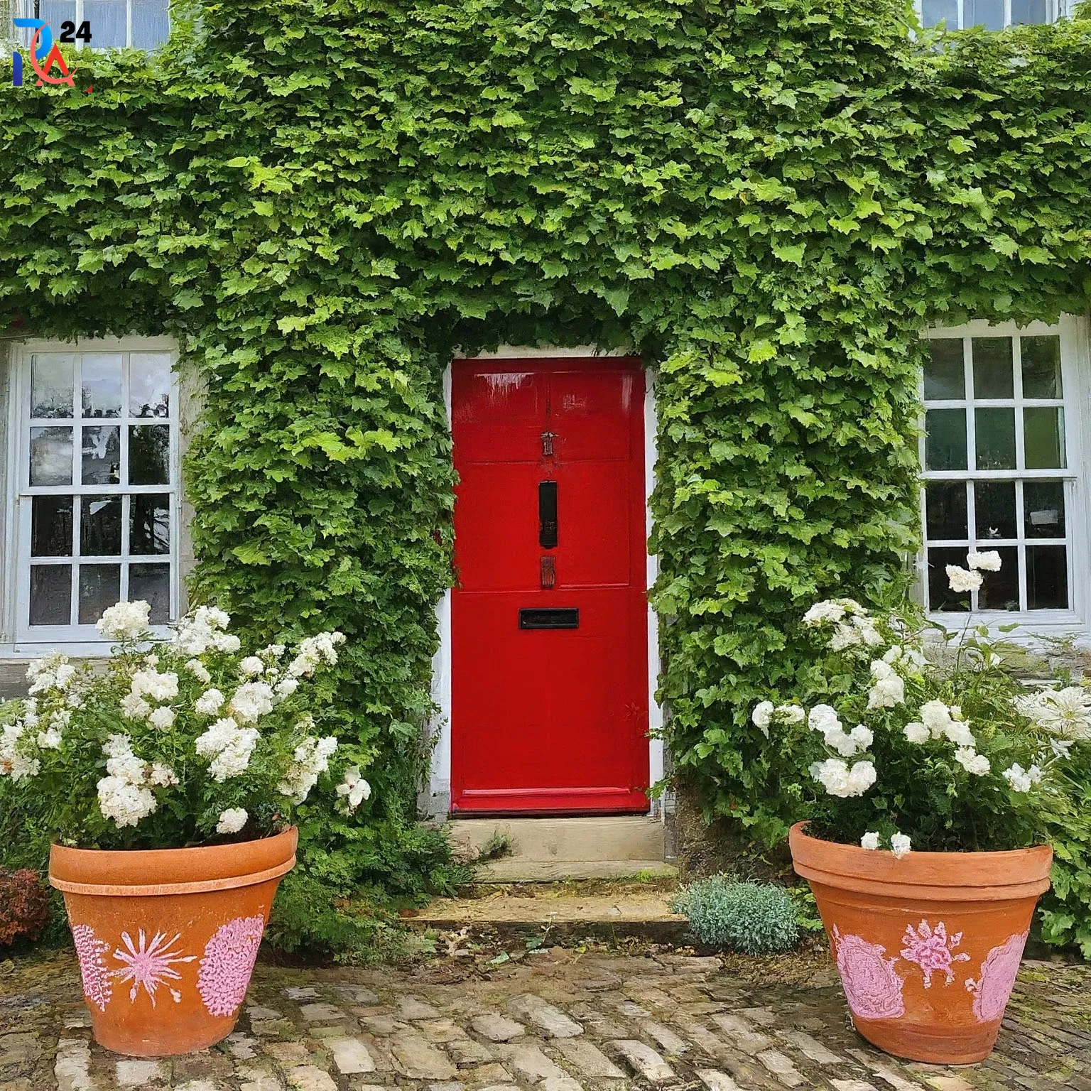 front door flower pot ideas61