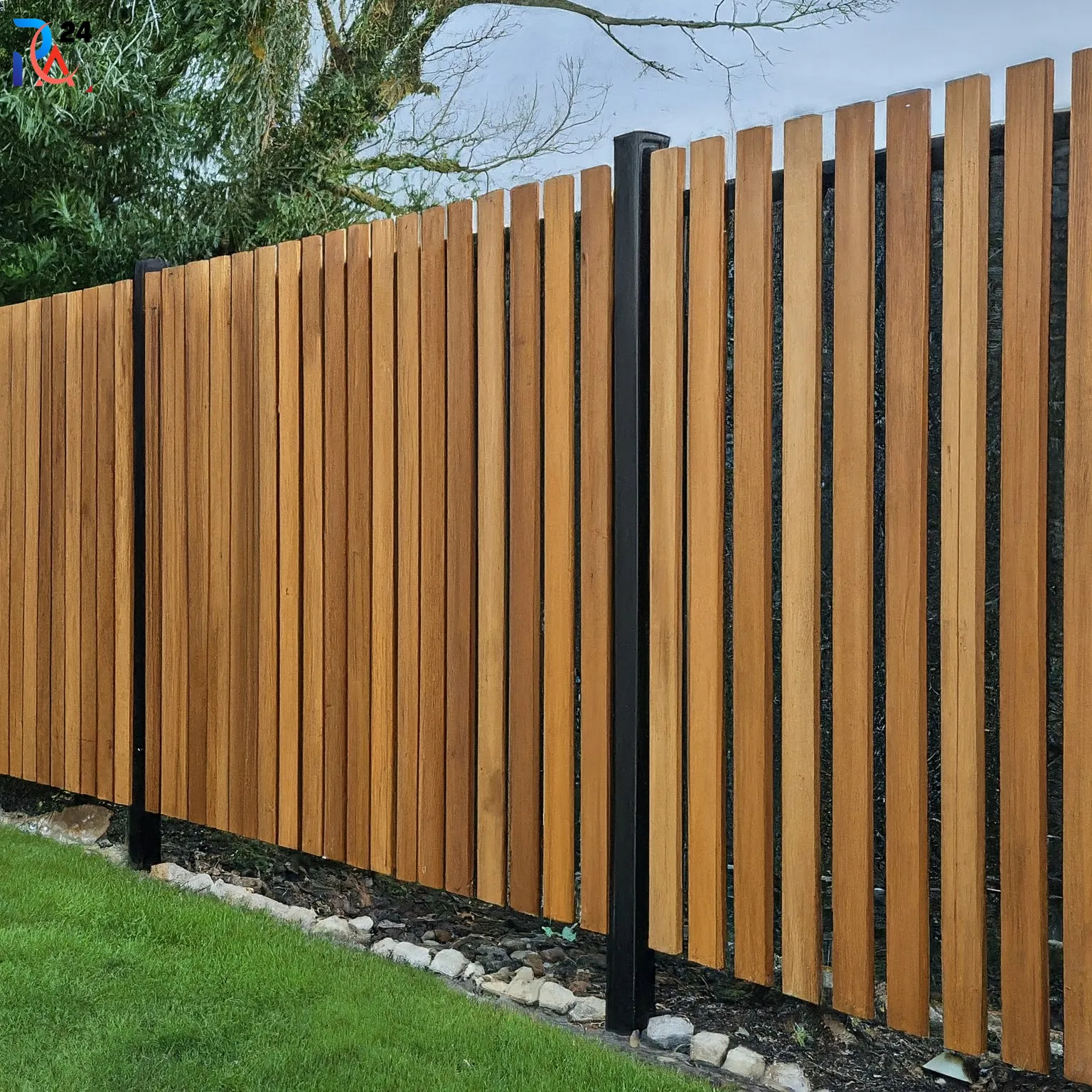 wood and wire fence ideas251