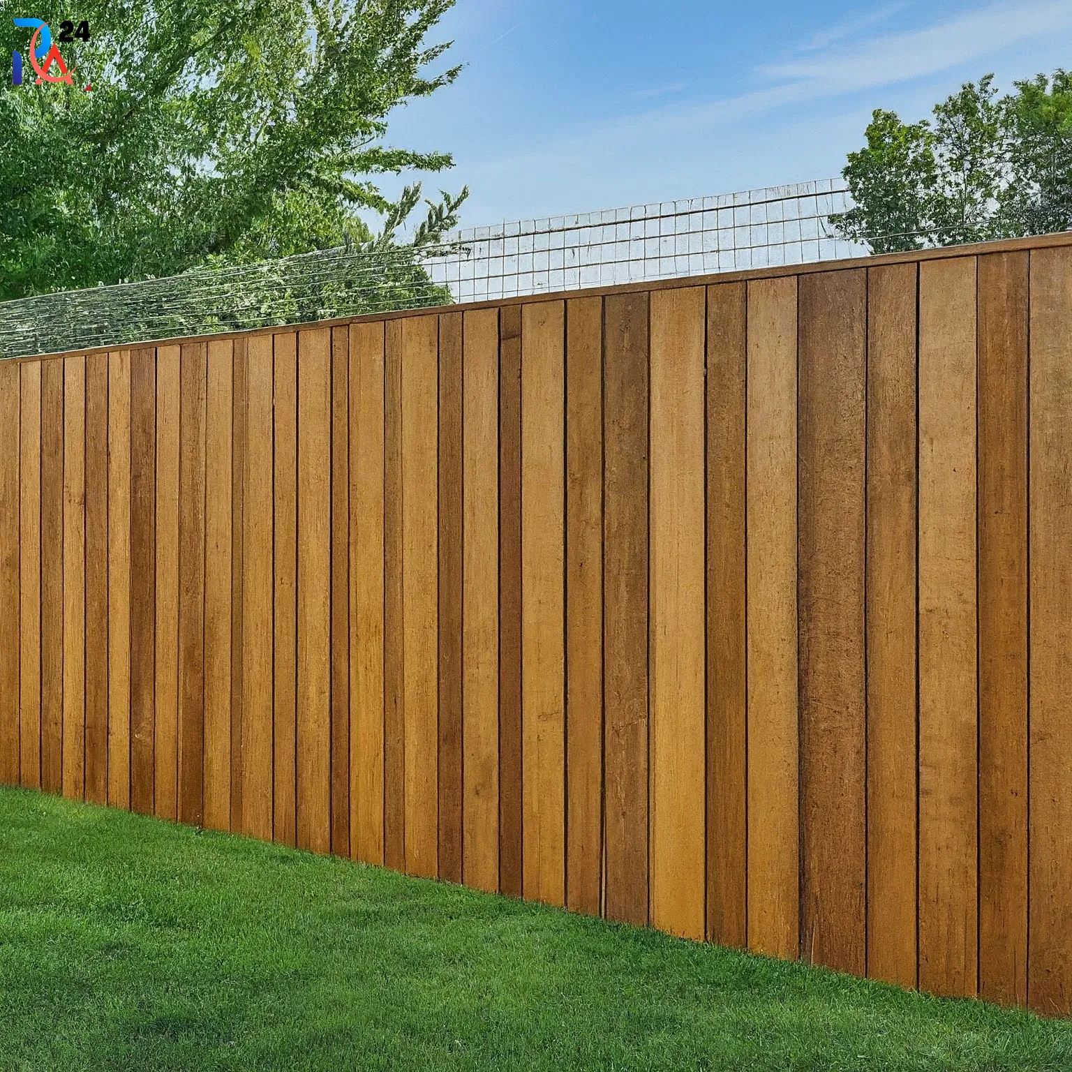 wood and wire fence ideas261