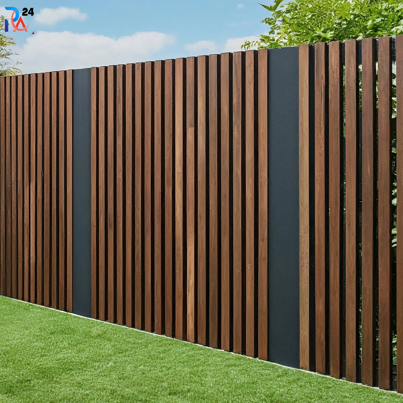 wood and wire fence ideas271