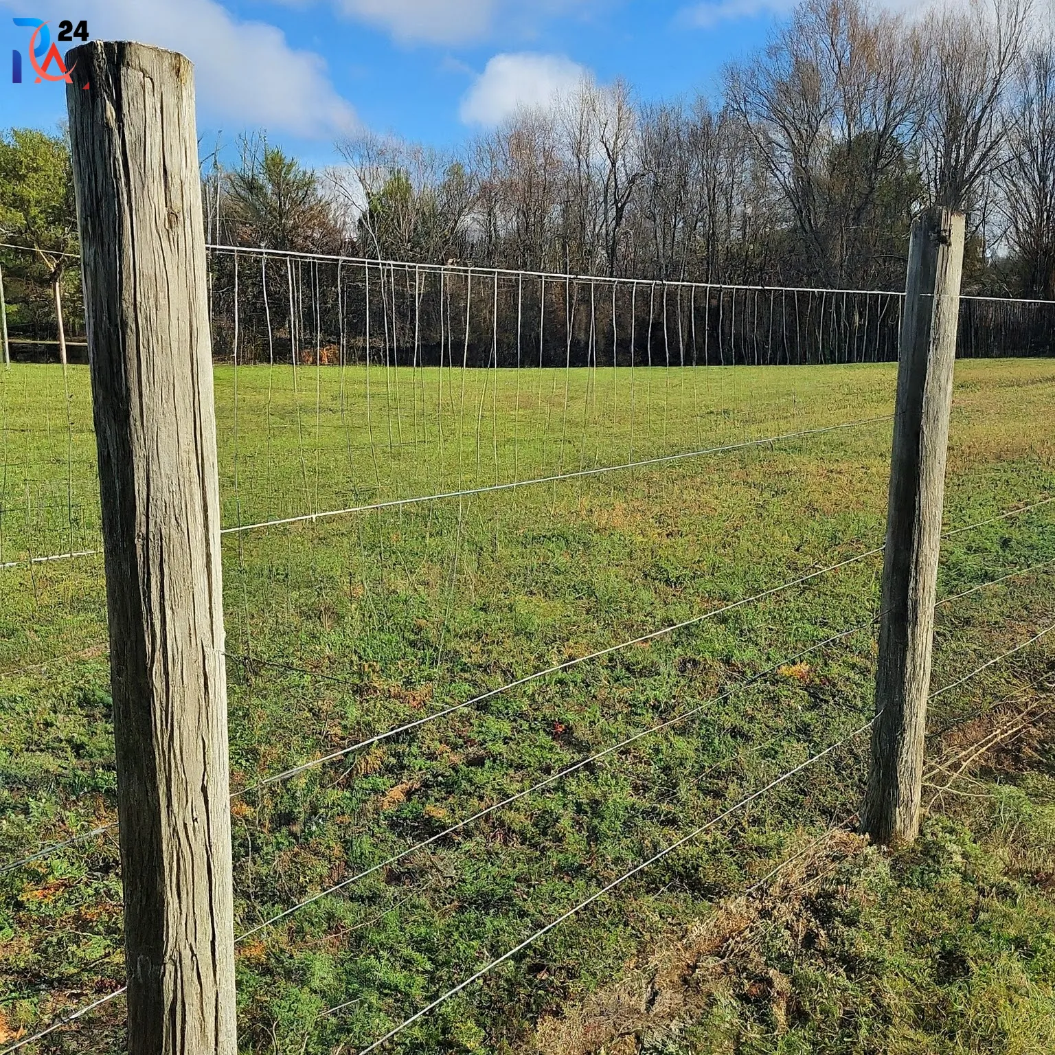wood and wire fence ideas51