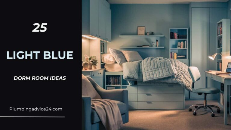 25 Fresh Light Blue Dorm Room Ideas for a Serene Study Space