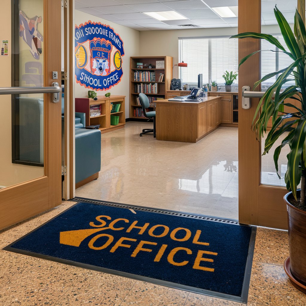 School Office Decor with Branding