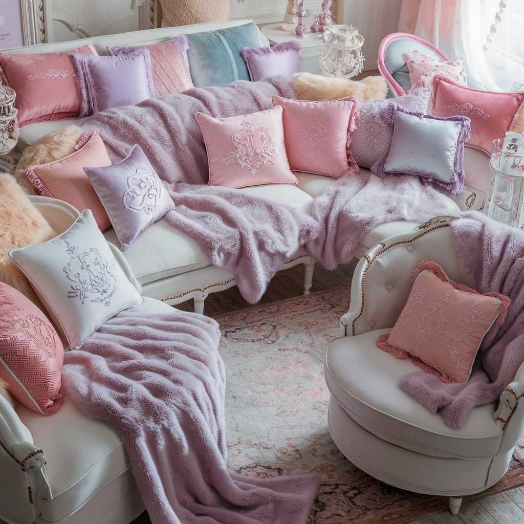 Luxurious Throws and Pillows