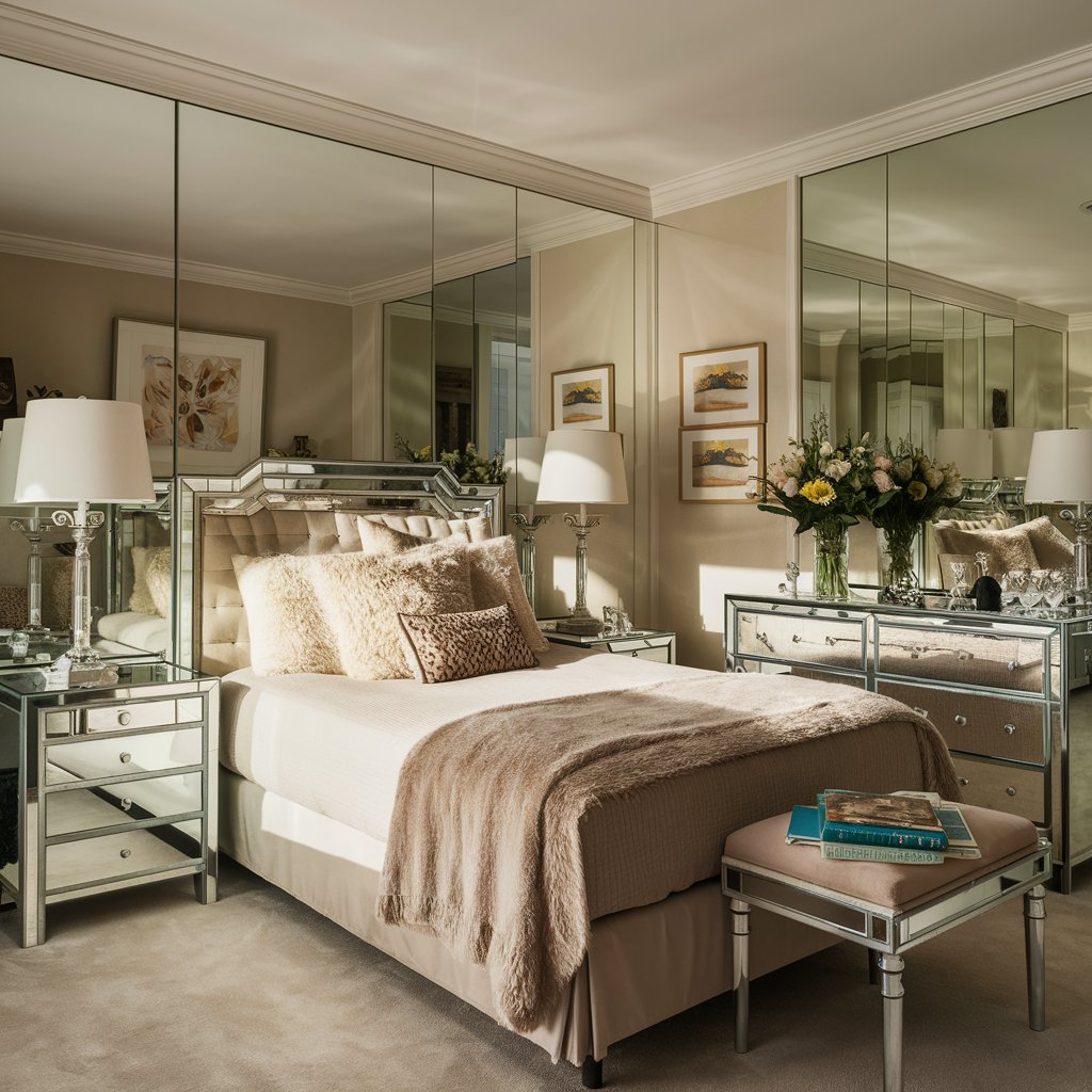 Small Bedroom Decor Ideas with Mirrors