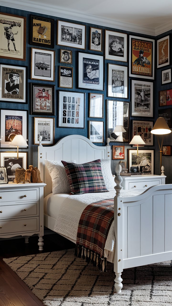 Preppy Bedroom Decor Ideas with Wall Decor