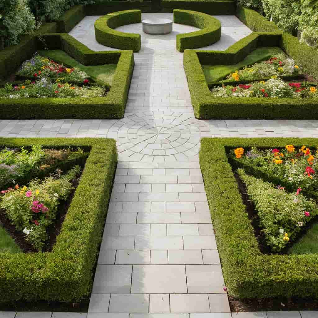 Modern Garden Design with Geometry