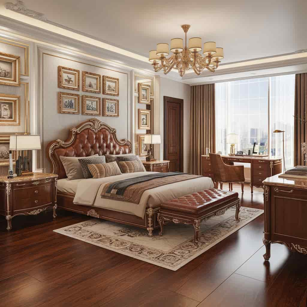 Luxurious Bedroom Decor with Incorporate High-End Materials